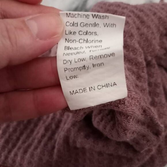 SHEIN MAUVE RIBBED CROP TOP SZ.6 EUC - Picture 9 of 9